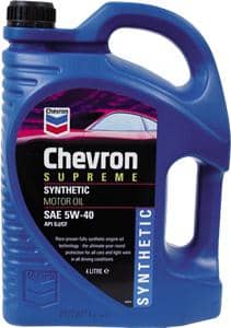 Масло CHEVRON SYNTHETIC 5W40 синтетика 4л (2) Арт. CHEVRON5W-404л.