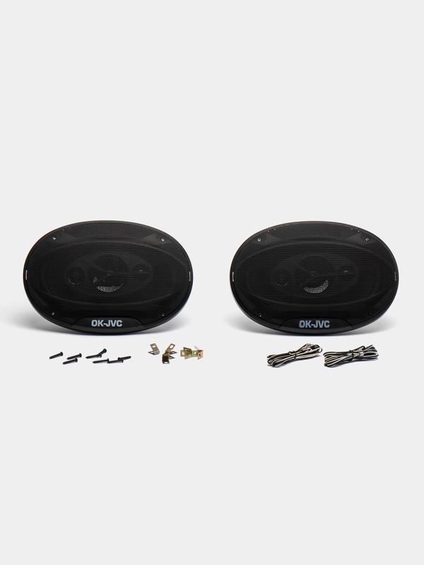Колонки автомобильные (динамики) JVC  6 9-1800W (4) Арт. jvc-6955