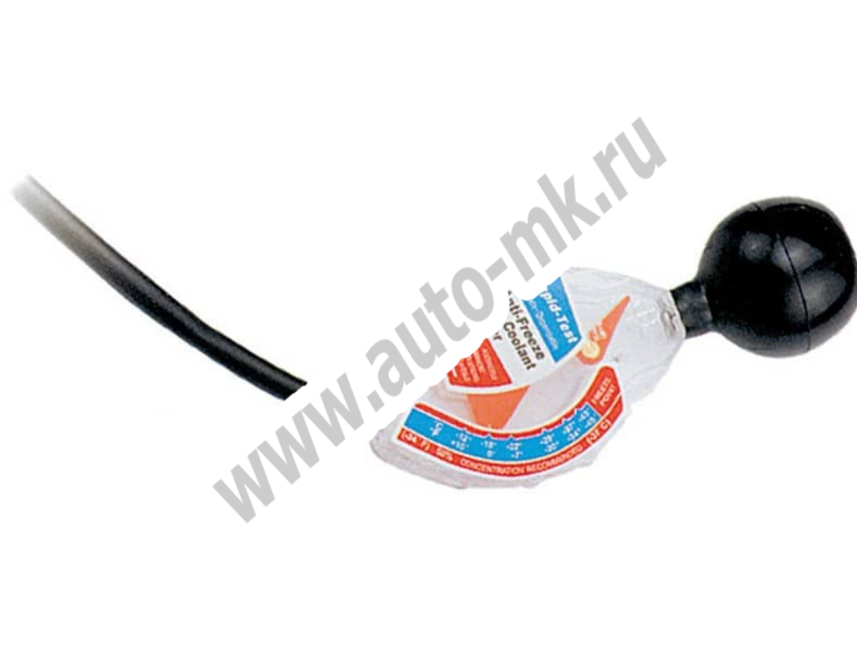 Ареометр  AUTOPROFI  электролита АКБ, с грушей, поплавковый Арт. BAT TST-118