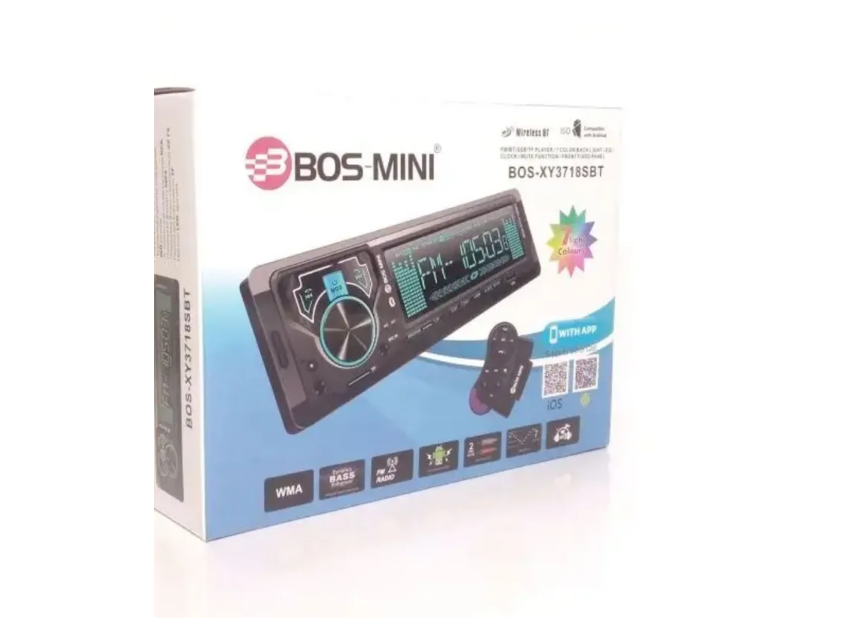 Автомагнитола 1din BOS-XY  с блютузом (2) Арт. 3718SBT