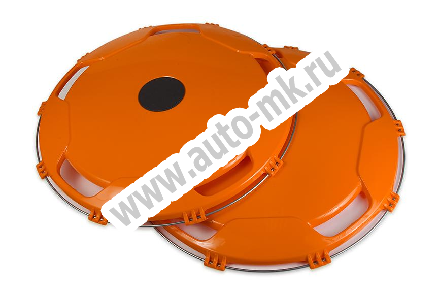 Колпак колеса пластик задний оранжевый R-22,5 (кт2 шт.) Арт. 18601
