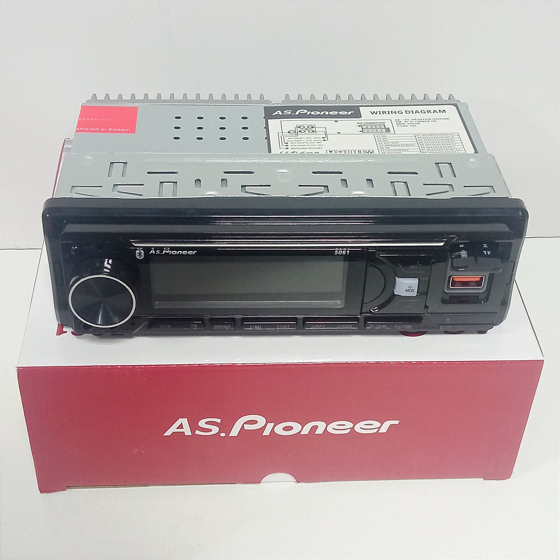 Автомагнитола 1din Pioneer  с блютузом (5) Арт. 5061