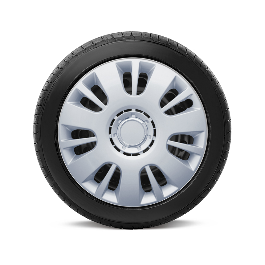 Колпаки на колёса AUTOPROFI, R15 пластик WC-1150 SILVER (15)  компл. 4 шт. (2) Арт. WC-1150SILVER(15)