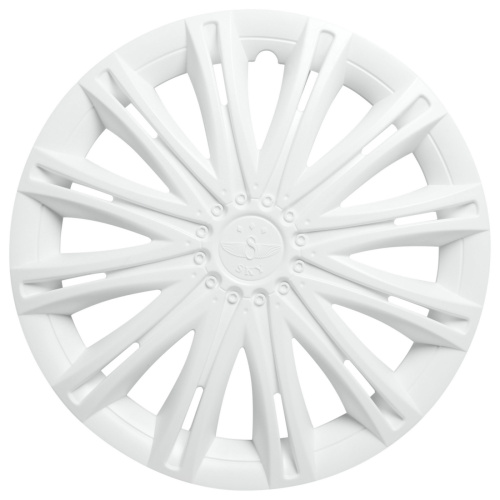 Колпаки колесные 13   Скай  карбон, белый цвет AIRLINE комплект 2 штуки (1) Арт. AWCC-13-12