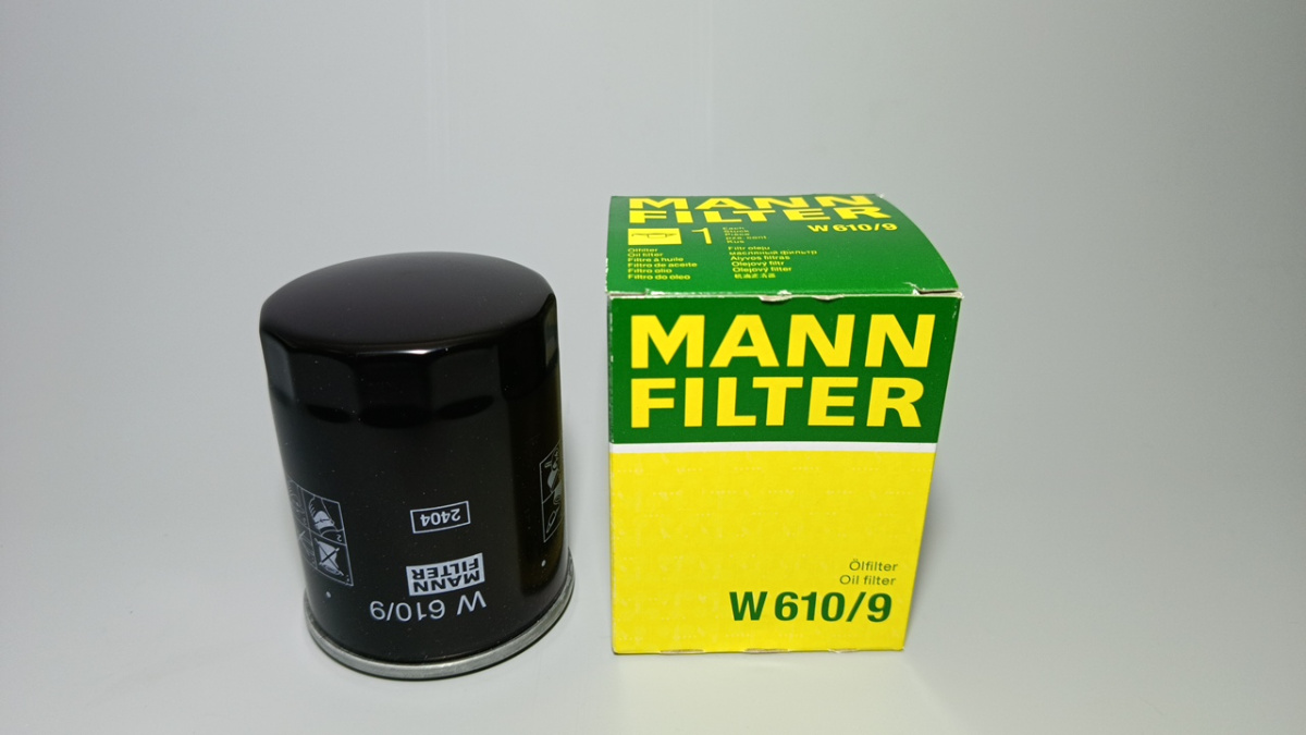 Фильтр масляный Toyota Premio 01-07   RAV4 00-13. MANN-FILTER W610 9 (1) Арт. W6109