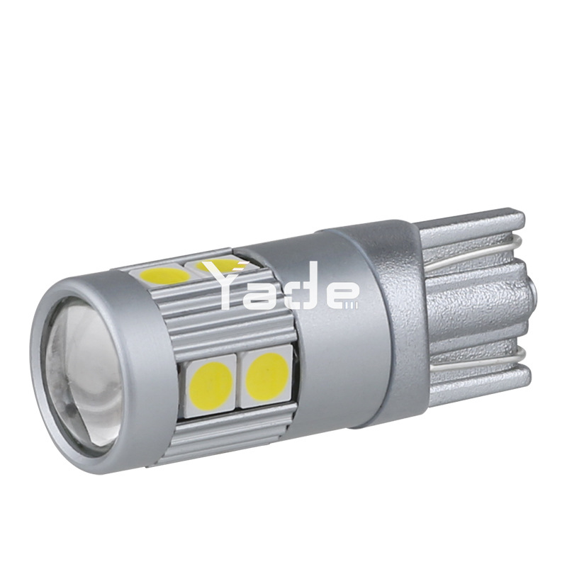 Автолампа светодиодная 12-24V T10 9SMDс обманкой безцокол мини (3)
