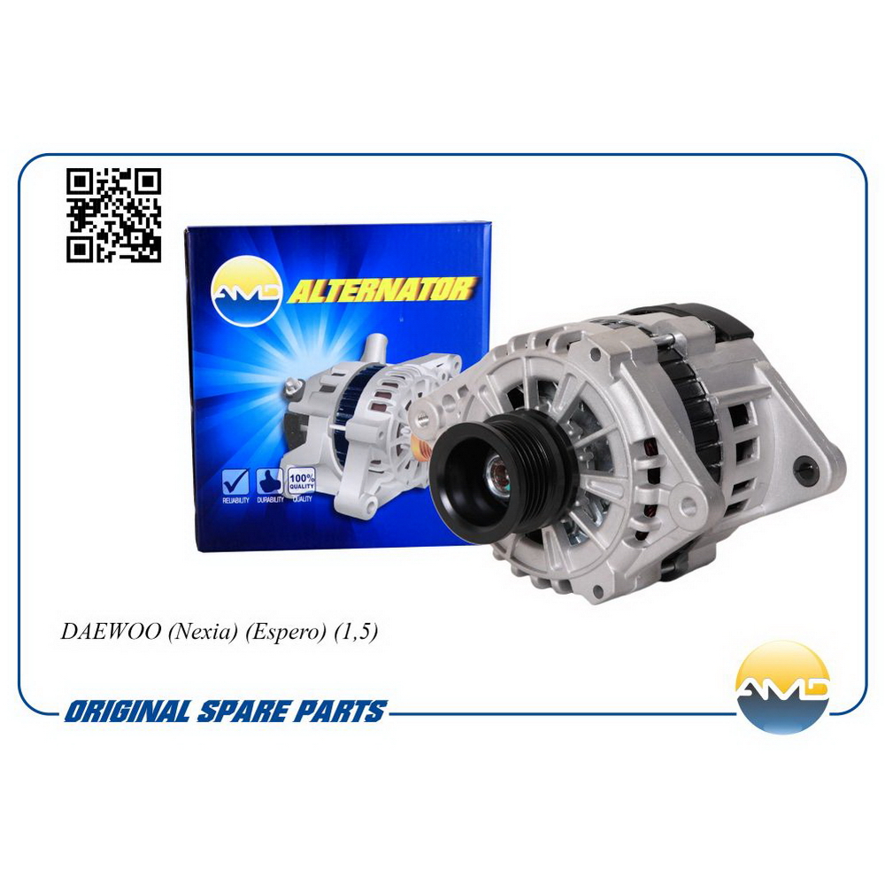 Генератор DAEWOO Nexia 1.5L 8V 16V Espero 1.5L -99 (2) Арт. AMD.EL133 Генератор DAEWOO Nexia 1.5L 8V 16V Espero 1.5L -99 (2) Арт. AMD.EL133