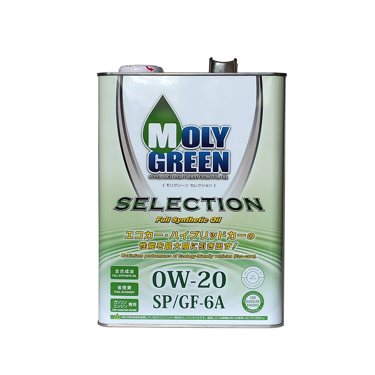Масло MOLYGREEN SELECTION 0W-20 SP GF-6A синтетика 4л (1) Арт. 0470076-0