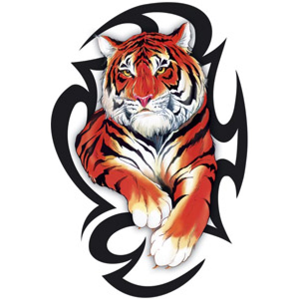 Наклейка Тигр- Tatoo №2  35х50см Арт. 05414