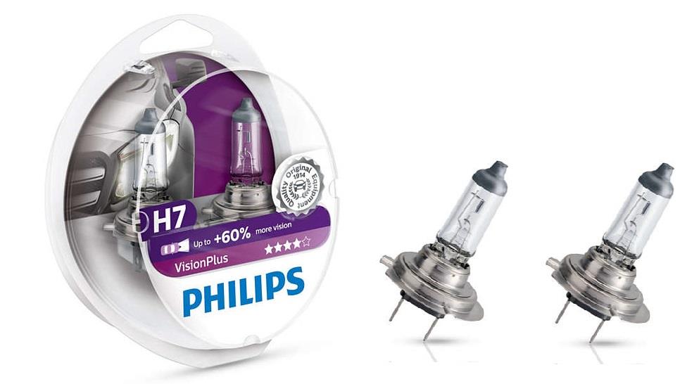 Автолампа H7 12V 55W (Px26d)+60% VP PHILIPS к-т Арт. 12972VPS2