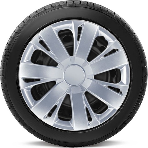 Колпаки на колёса AUTOPROFI, R14  пластик, WC-2015 SILVER (14) , компл.  4 шт. (3) Арт. WC-2015SILVER(14)