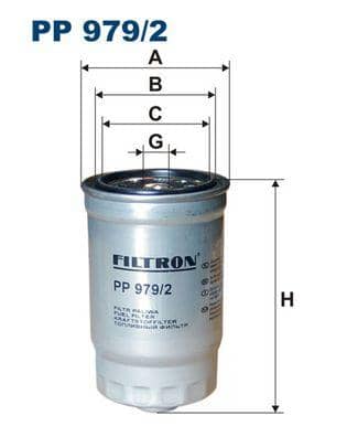 Фильтр топливный FILTRON  KIA HYUNDAI Арт. PP979 2