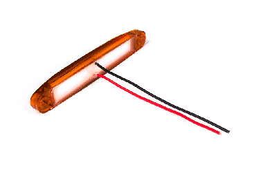 Габарит светодиодный YP-117 9 диодов slim Желтый (1) Арт. 18235