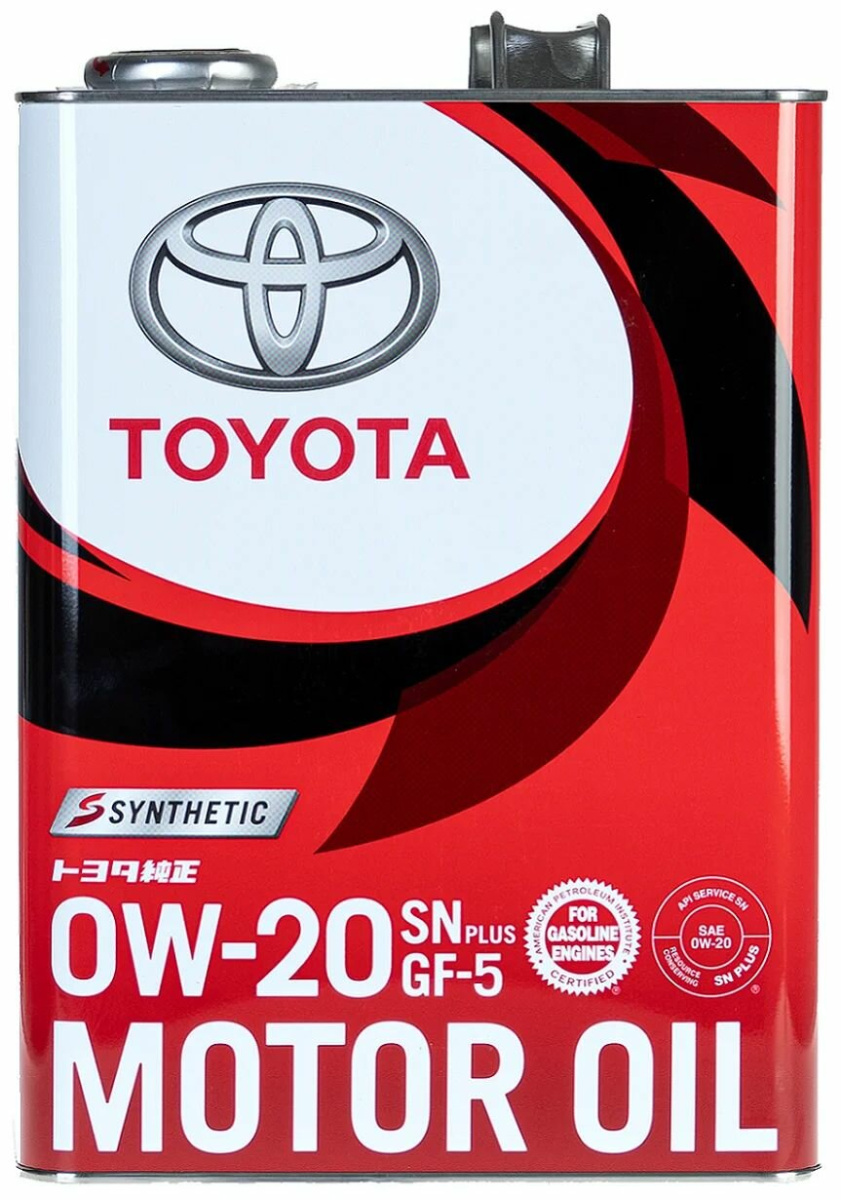 Масло моторное Toyota Lexus MOTOR OIL SP 0W-20  SP GF-6A синт.4л. (1) Арт. 0888013205