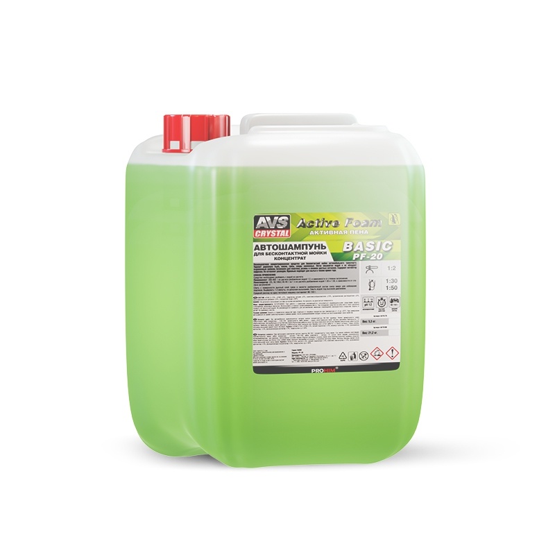 Автошампунь для б к мойки AVS  Active Foam  1 2 PF-20 BASIC 5,3 кг Арт. A07537S