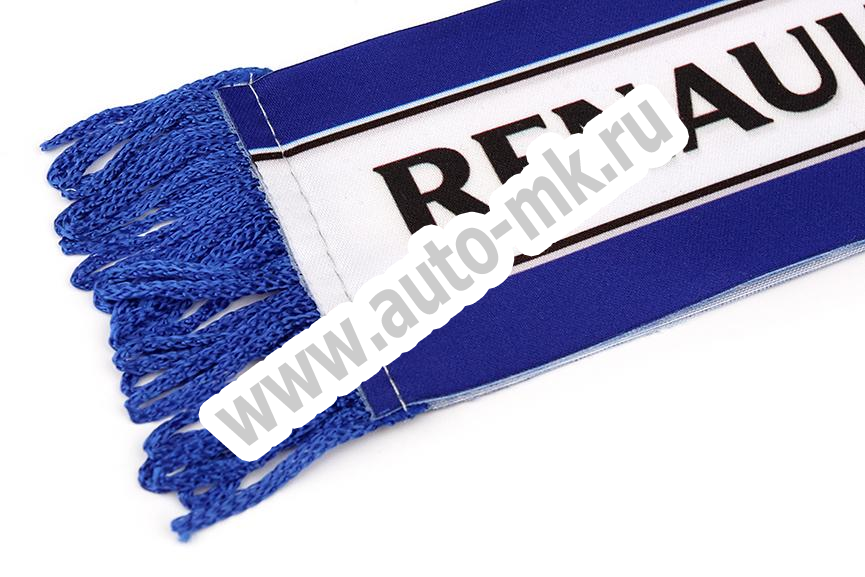 Вымпел  RENAULT  ( 5,5х20см) бахрома синий (1) Арт. 12410