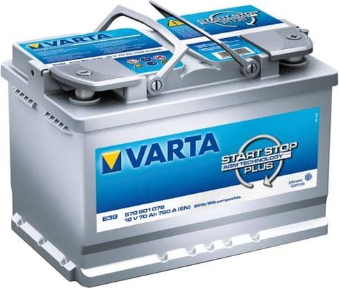 Аккумулятор 70 Ач Varta Start-Stop plus о.п.(-,+) 570 901 (2) Арт. 570901076