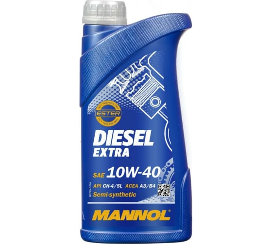 Масло MANNOL DIESEL HP EXTRA 10w40 CG-4 SJ полусинтетика 1л Арт. 1105