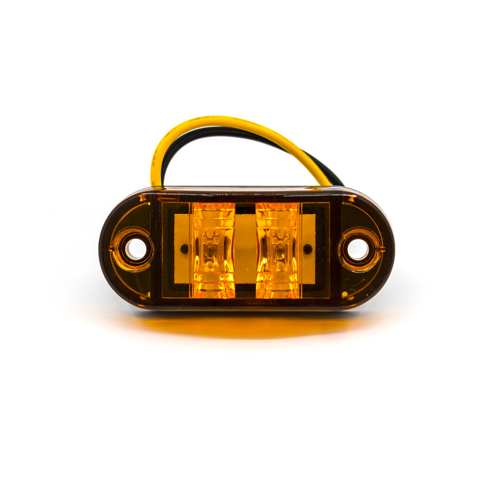 Габарит светодиодный 12V-24V MINI 2 LED Желтый Арт. LMYB004
