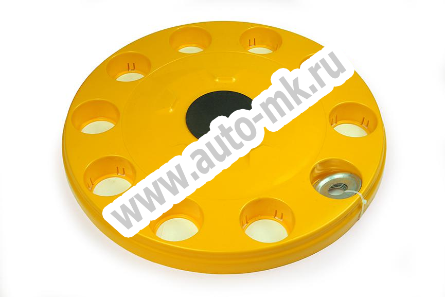 Колпаки на колеса передние на евродиск R22,5 (2шт.) (пластик -желтый) (2) Арт. 19357
