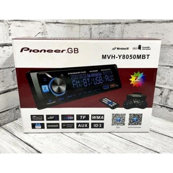 Автомагнитола 1din GB 8050MBT с блютузом (3) Арт. GB8050MBT
