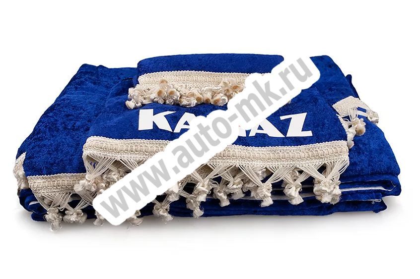 Шторы KAMAZ (шторы лобов.+ спальник, ламбрекен лобов. + спальника) комплект (1) Арт. 9403