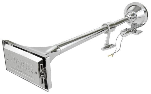 Сигнал звуковой YB-202 A 1- рожк.  хром Super 24 v прям (4) Арт. 7405