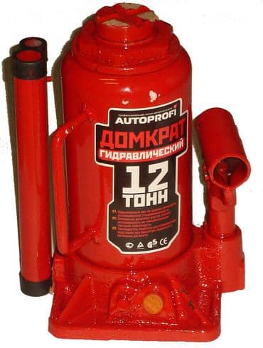 Домкрат гидравлический бутылочный  12 тонн 1 2 (1) Арт. DG-12