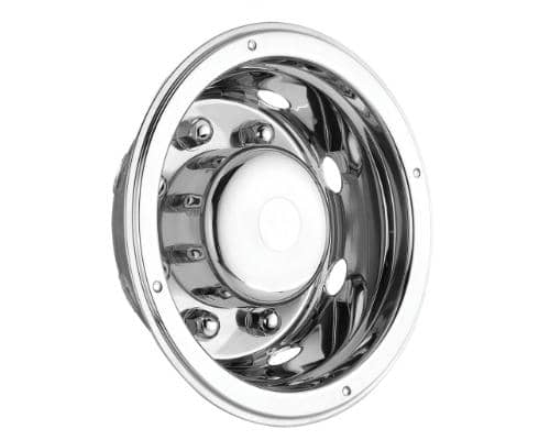 Колпаки на колеса R17,5 задние, глубокие INOX (2 шт) Арт. 12812