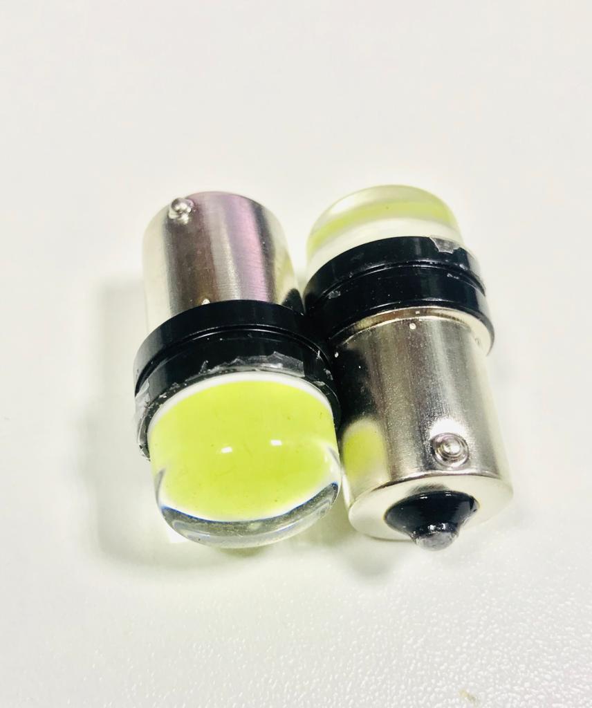 Автолампа светодиодная LED P21W 24V BA15s белая в силиконе