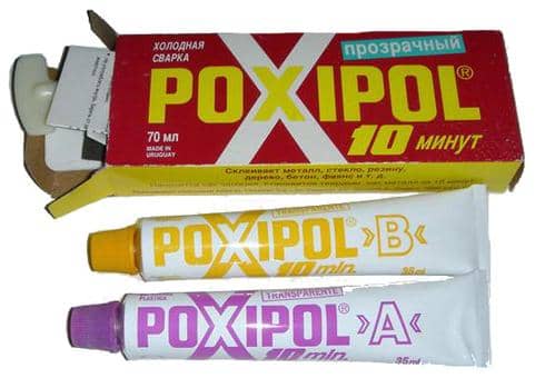 Холодная сварка  Поксипол  прозрачный 14мл Арт. 2079