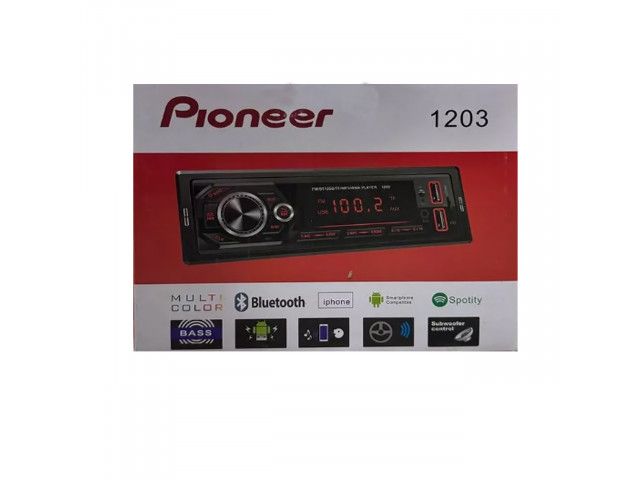 Автомагнитола DV Pioneer  (777) BT, MP3  2 USB TF FM AM, AUX, RCA, пульт (1) Арт. 1203