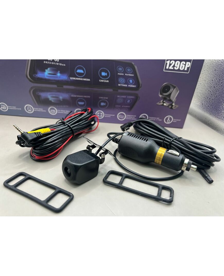 Зеркало внутрисалонное с видеорегистратором  1296P (5) Арт. L1097