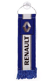 Вымпел  RENAULT  ( 5,5х20см) бахрома синий (3) Арт. 12410
