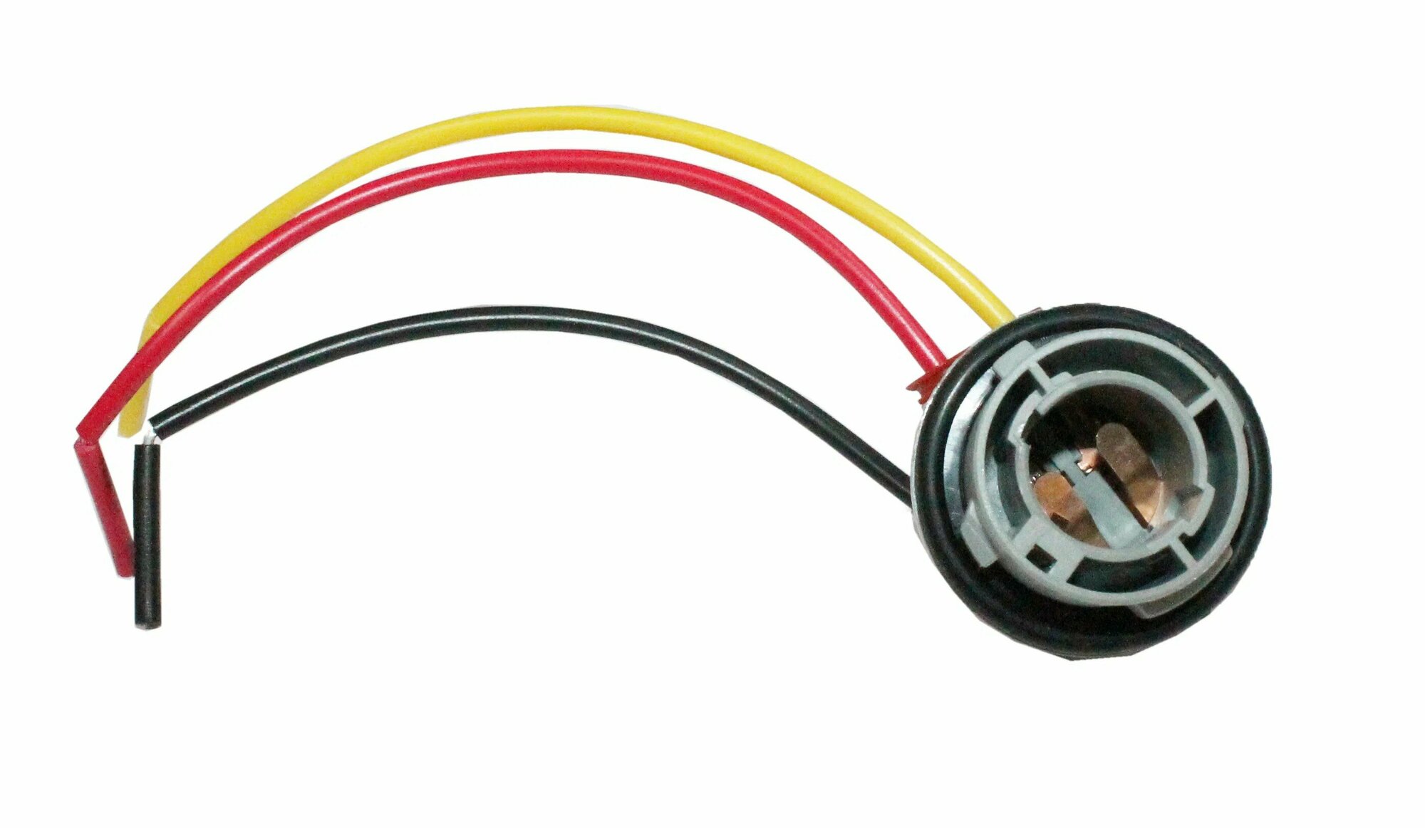 Патрон для лампы 1157 P21 5W цоколь BAY15d 1шт двухконтактный с проводами для корейских авто (2) Арт. 904366