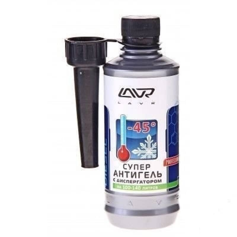 Суперантигель с диспергатором Super Antigel Diesel -45 C, на 40-60 л диз топл 310 мл LAVR 2106 Арт. LN2106