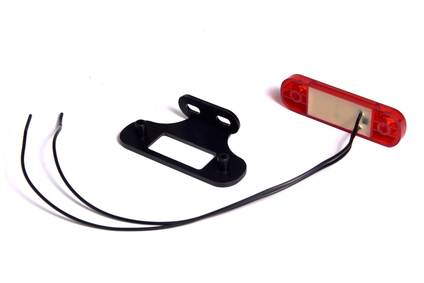 Габарит светодиодный с кронштейном MINI 12 LED Красный (2) Арт. 14158