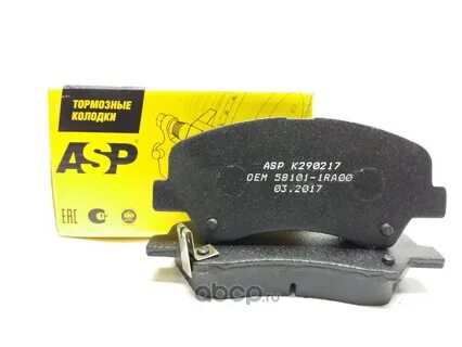 Колодки передние HYUNDAI Solaris KIA Rio III ASP Арт. K290217