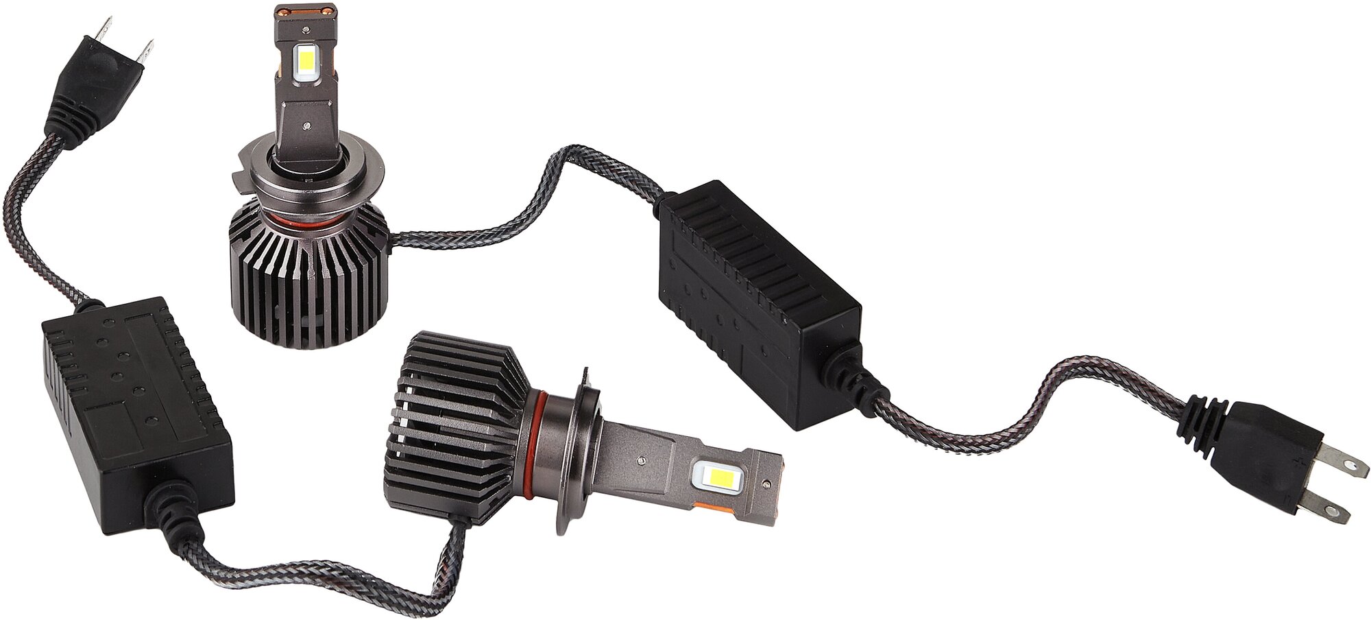 Комплект светодиодных ламп  90w 8000 Lm 6500K 12-24V H7 LED к-т мощные (2) Арт. KA-999