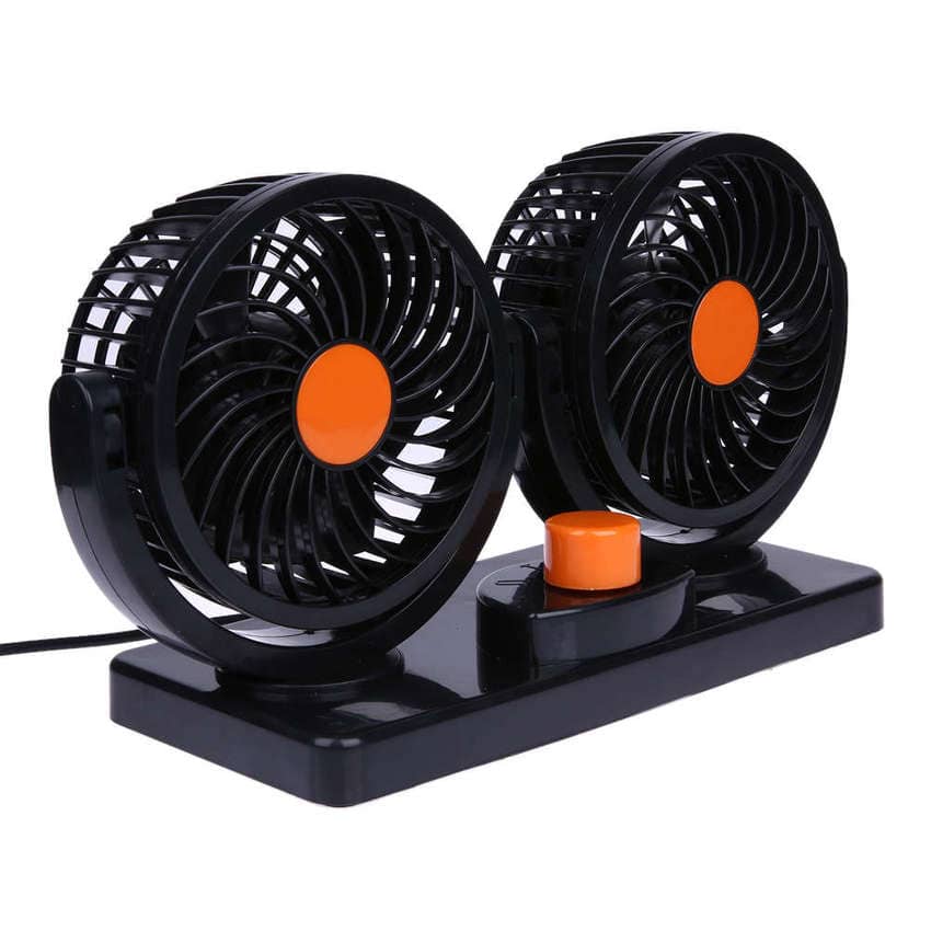 Вентилятор 24V Двойной с подставкой 312 Turbo Арт. 17505