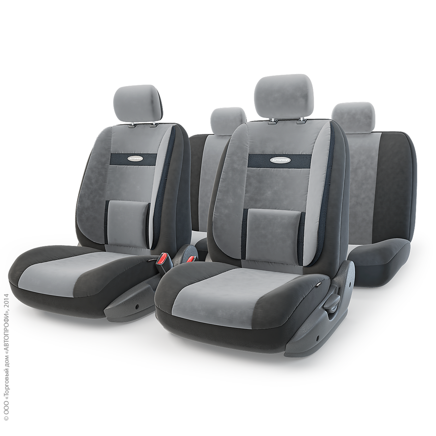 Чехлы автомобильные  Comfort черный серый COM-1105 BK D.GY (1) Арт. COM-1105BK D.GY