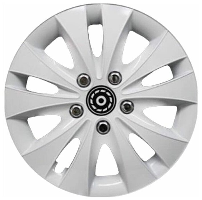 Колпаки на колеса R14 ШТОРМ БЕЛЫЙ (4шт) (2) Арт. 14-050-5-X-BI