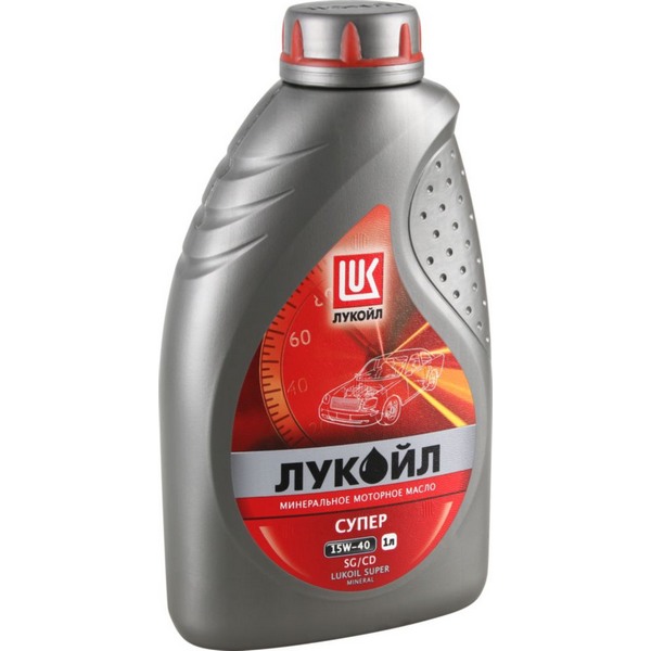 Масло ЛУКОЙЛ СУПЕР 15W40 минеральное 1л Арт. 19194