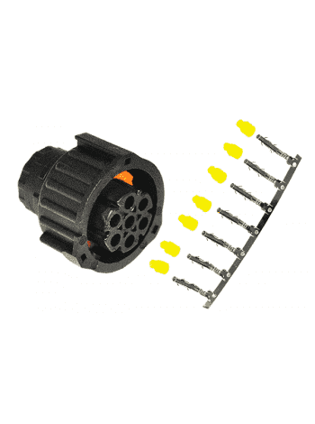 Разъем фонаря заднего  AMP (ответная часть) (2) Арт. 9543