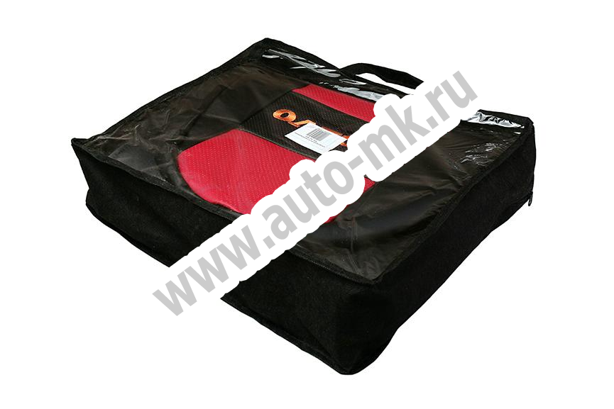 Чехол-сиденья ЭКО КОЖА (красный) VOLVO  FH - 12 (с 03г) (1 ремень) (3) Арт. 16836