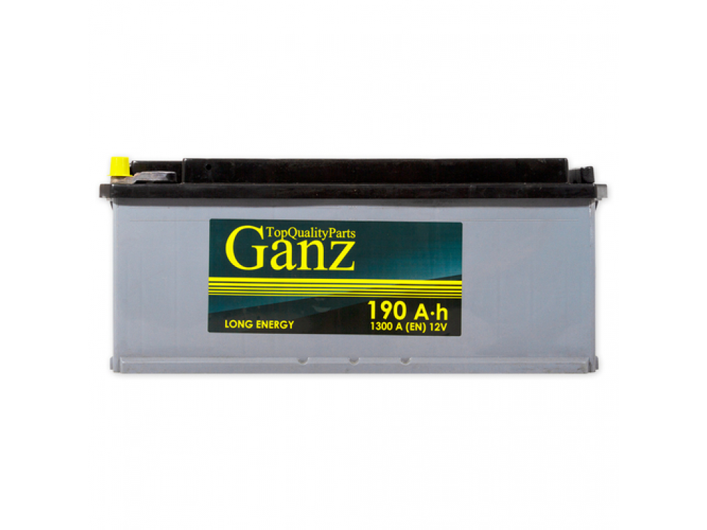 Аккумулятор GANZ 190 А ч   514х218х210 1300 А R+ (1) Арт. GA1904