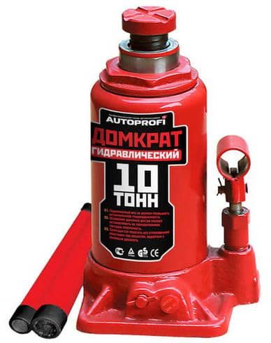 Домкрат гидравлический бутылочный  10 тонн 1 2 (1) Арт. DG-10