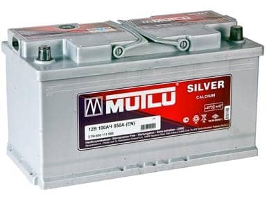 Аккумулятор 100 Aч MUTLU CALCIUM SILVER 353х175х190  850 А о.п.(-,+) (1) Арт. L5100083A
