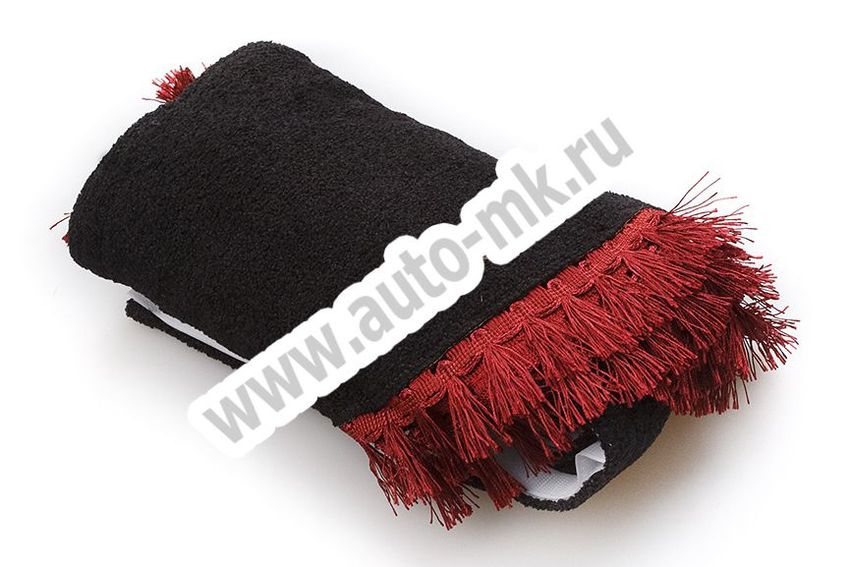 Ламбрекен лобового стекла с углом без логотипа черный 2,2м (2) Арт. 10832