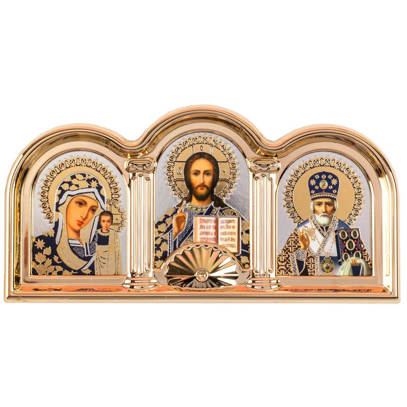 Икона автомобильная тройная